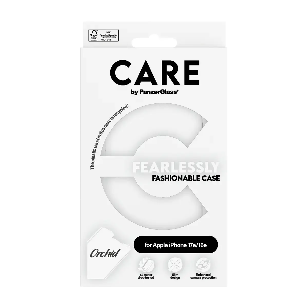 Чехол PanzerGlass CARE для iPhone 17e / 16e - White Orchid Photo 3