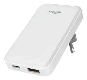 Универсальное зарядное устройство ANSMANN 1001-0174 для мобильных устройств с USB-C и быстрой зарядкой