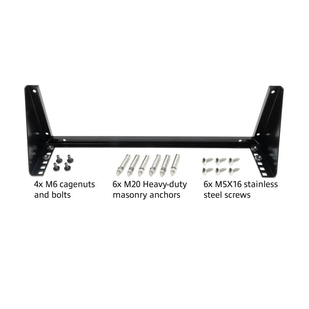 ACT FA2102 Vertical Wall Mounting Bracket 19" 2U Photo 3