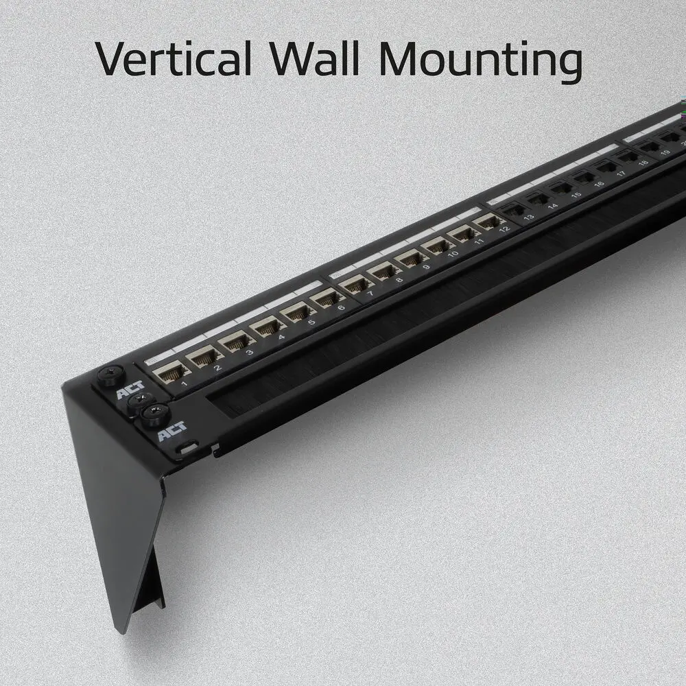 ACT FA2102 Vertical Wall Mounting Bracket 19" 2U Photo 4