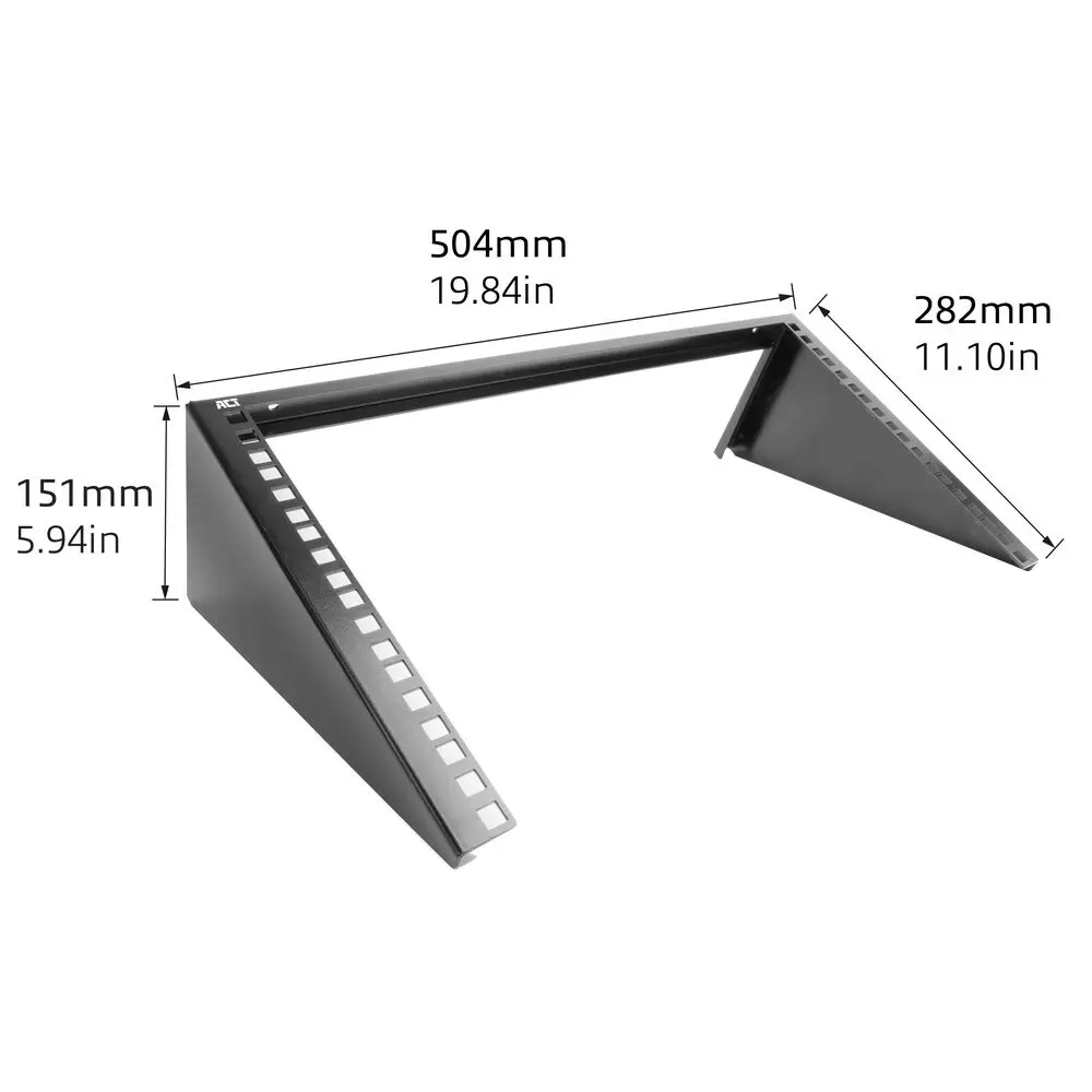 ACT Vertical mounting bracket 19" 6U Photo 6