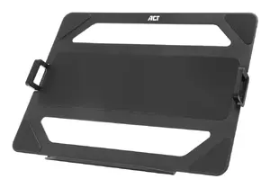 ACT Universal Laptop Tray for Monitor Arms, Steel, 75x75 mm VESA, Black