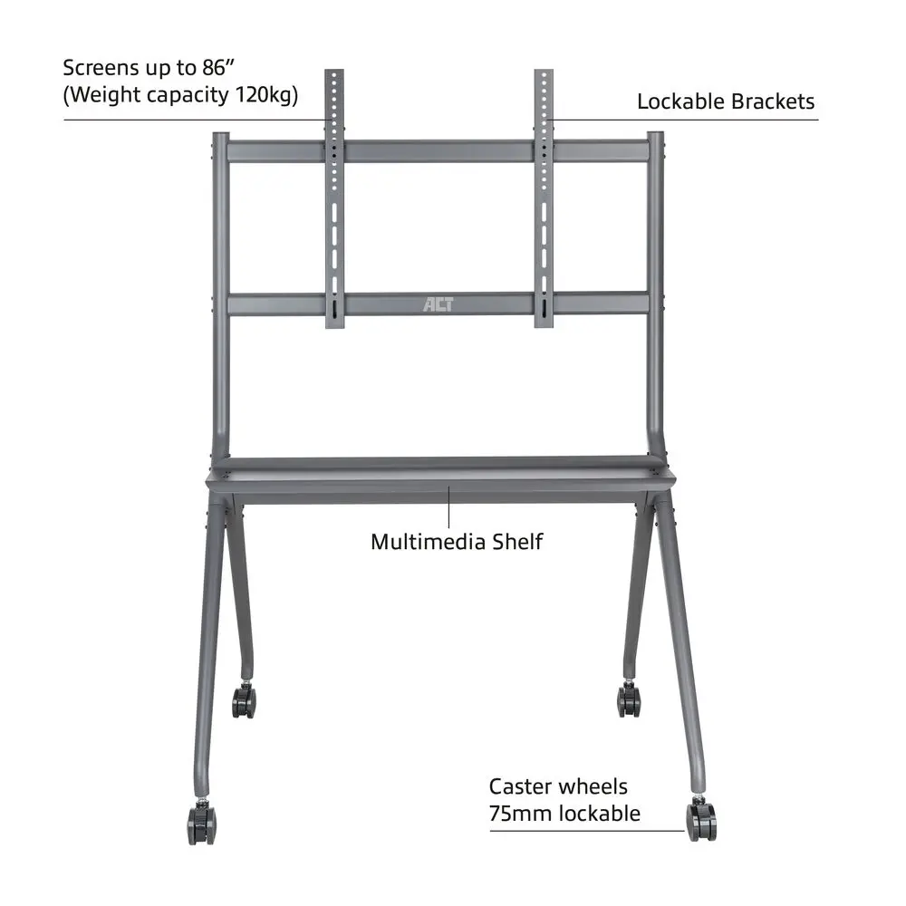 ACT AC8372 Mobile TV and Monitor Floor Stand Photo 5