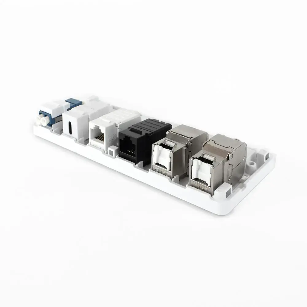 ACT Unloaded Surface Mount Box for 6 Keystone Jacks Photo 3