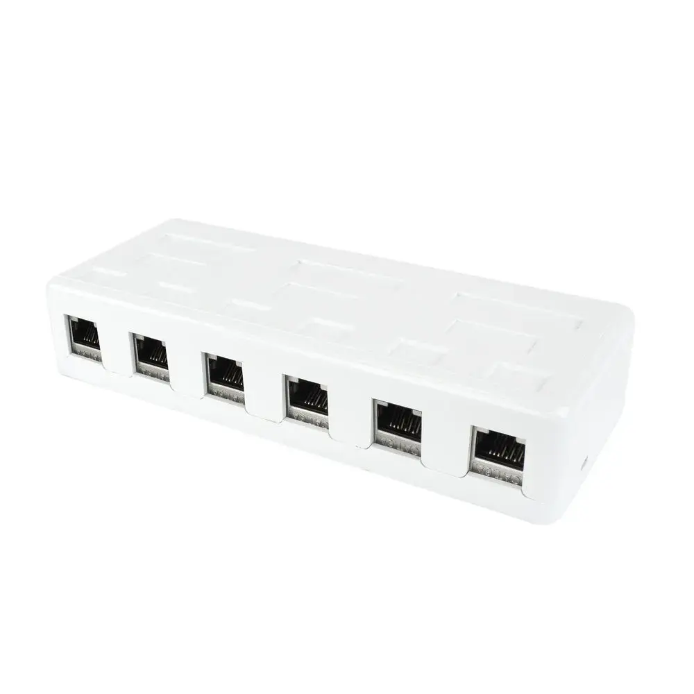 ACT Unloaded Surface Mount Box for 6 Keystone Jacks Photo 6