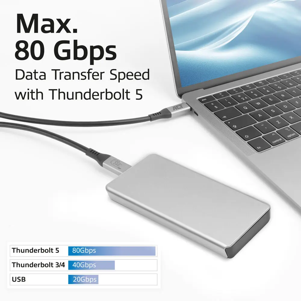ACT AC7452 USB4 Thunderbolt 5 Cable USB Type-C Photo 4