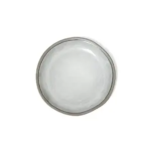COMAS Laguna Coupe Ceramic Plate 28cm, Grey