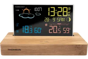 Цифровая метеостанция Thomson CT610 с ЖК-дисплеем, термометром, барометром и гигрометром