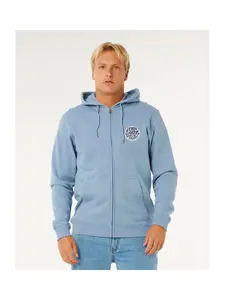 Vīriešu jaka ar rāvējslēdzēju Rip Curl Wettie Passage Icon Zip Thru zila