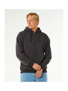 Vīriešu džemperis Rip Curl Surf Puff Zip Thru melns