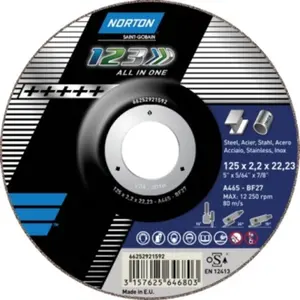 Шлифовальный диск Norton Clipper FLEX 42 A 46 S 115x2,2x22,2 мм