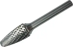Glob Carbide Rotary Burr F-Shape 12x60mm with 6mm Shank