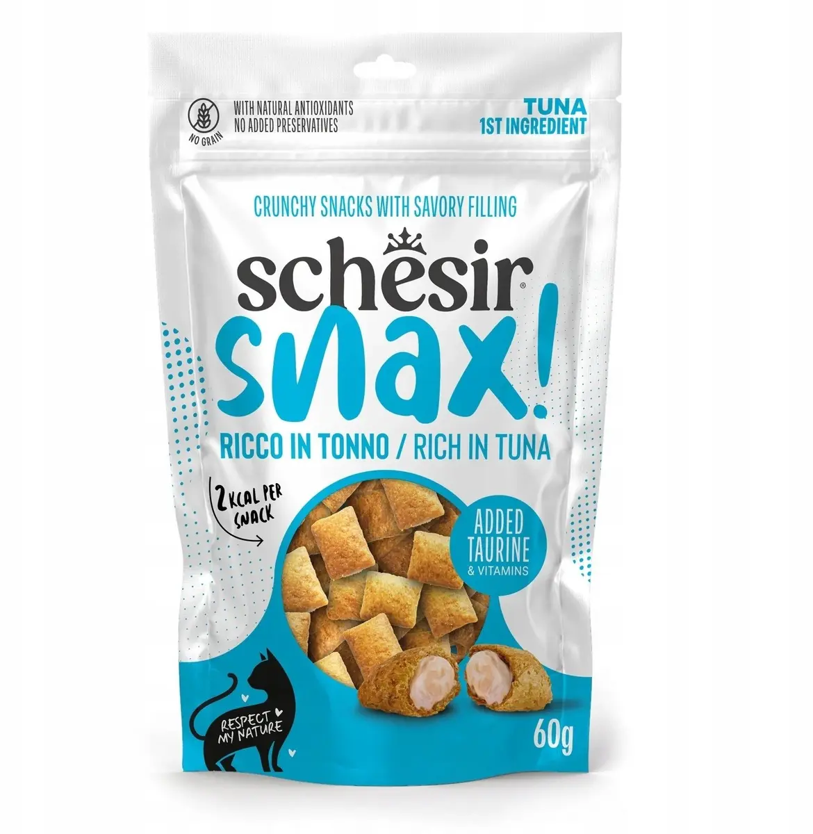 Schesir Snax kārums kaķiem ar tunča