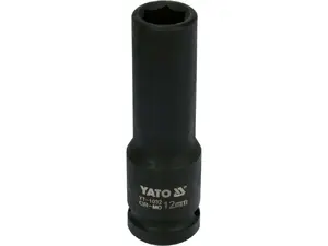 Ударная головка Yato YT-1032 1/2" 12 мм длинная шестигранная