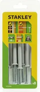 Stanley Expansion Wall Plug 8 x 100mm, 8 Pieces