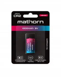 Mathorn Ultimate CR2 Lithium Battery 1000mAh