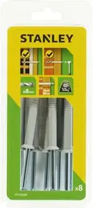 Stanley Expansion Wall Plug 8 x 120mm, 8 Pieces