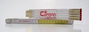 Corona C1341 Folding Wooden Ruler 1m
