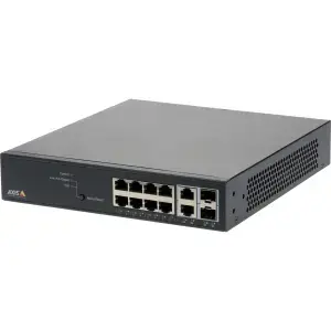 AXIS 01191-003 Managed Gigabit Ethernet Network Switch with 8 Ports and PoE
