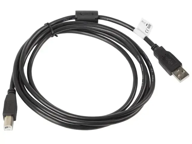 Кабель USB 2.0 Lanberg USB-A - USB-B 1.8 м Photo 2