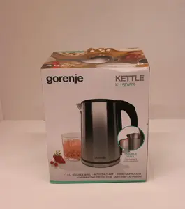 Gorenje K15DWS Electric Kettle, 2200 W, 1.5 L, Stainless Steel, 360° Rotational Base