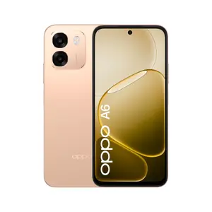 Смартфон Oppo A6, дисплей 6.75 дюйма, 6 ГБ ОЗУ, 256 ГБ ПЗУ, двойная камера 50 МП, 4G, Android 15, золотистый