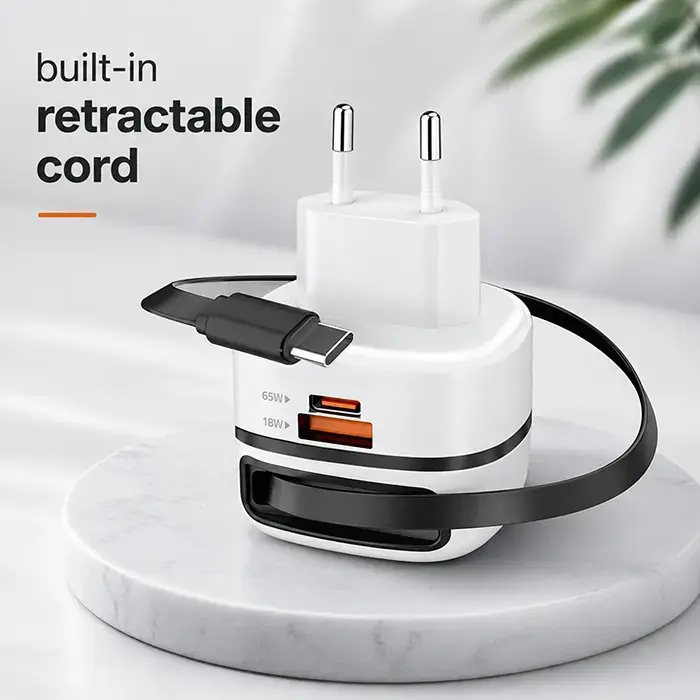 Зарядное устройство QOLTEC 65W GaN USB-C Photo 4
