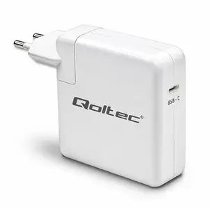 Сетевое зарядное устройство Qoltec USB-C 96 Вт 5В-20В 3А-4.8А