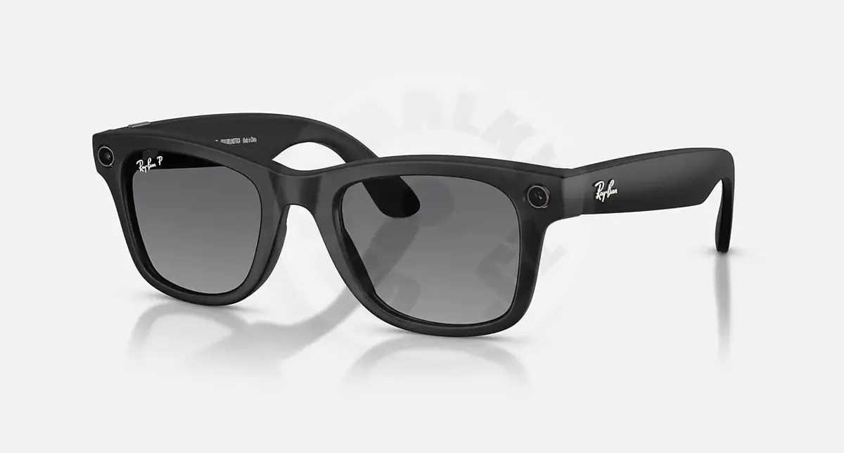 Ray-Ban Meta Wayfarer Smartglasses - Matte Black Photo 2