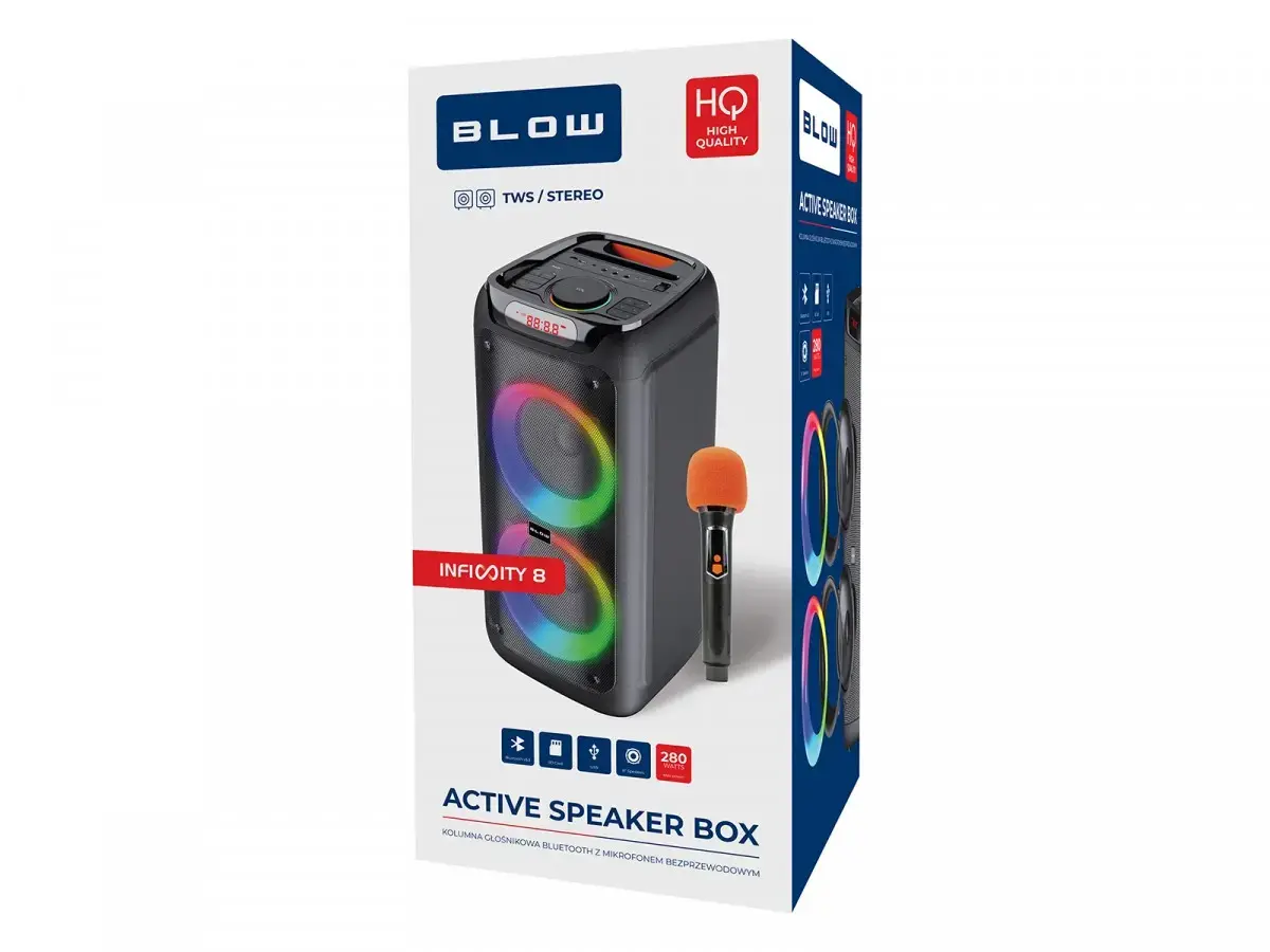 Караоке-колонка BLOW Infinity 8 дюймов Photo 6