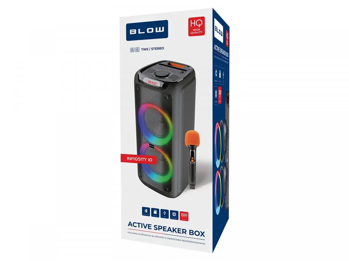 Караоке-колонка BLOW Infinity 10 дюймов Photo 6