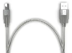 Inca IPR-01 USB 2.0 Cable, USB B Male to USB B Male, 1.5 m, Transparent