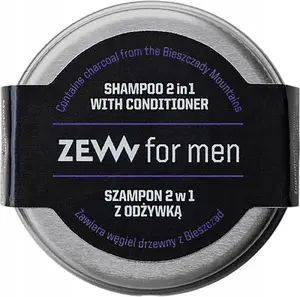 Шампунь-кондиционер ZEW FOR MEN 2в1 с древесным углем из Бещад 15 мл