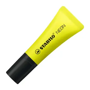 STABILO NEON marķieris, dzeltens, slīps uzgalis