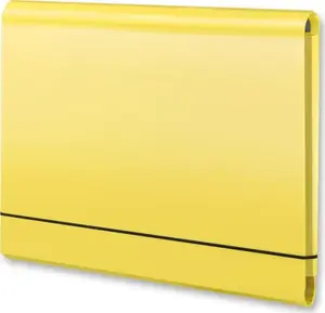 Penmate A4 Elastic Band Document Folder, Light Yellow