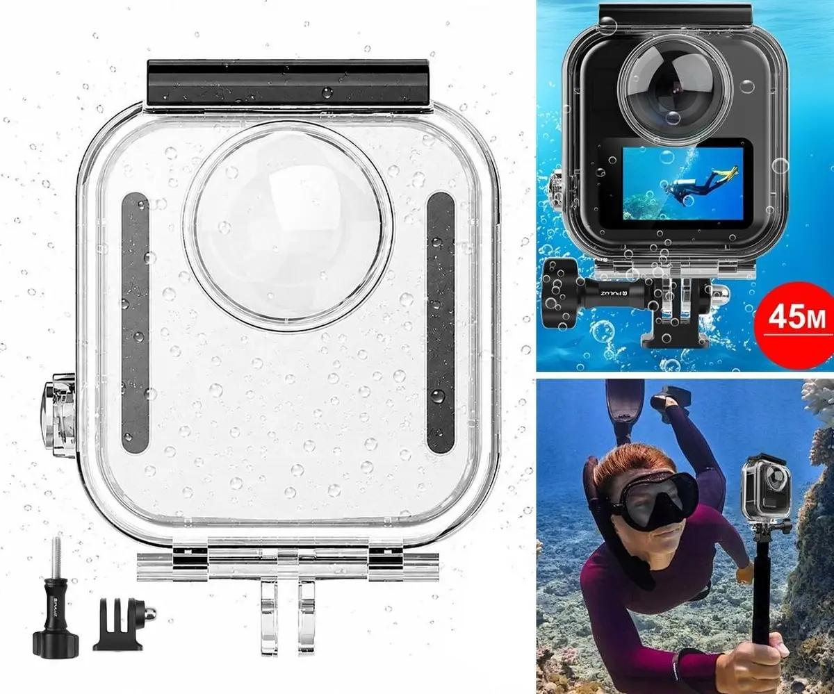 Puluz zemūdens ūdensizturīgs korpuss GoPro Max
