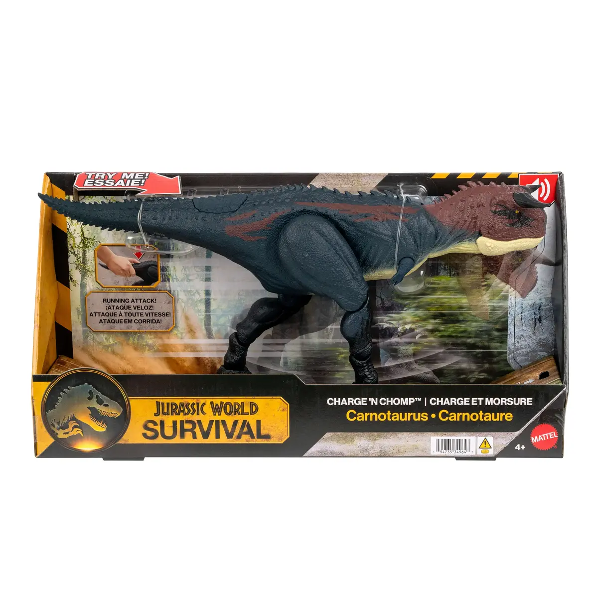 Фигурка динозавра Jurassic World Charge 'N Chomp Carnotaurus Photo 10