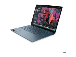 Lenovo Yoga Slim 7 14AKP10 AMD | Tidal Teal | 14 " | OLED | WUXGA | 1920 x 1200 pixels | Glossy | AMD Ryzen AI 5 | 340 | 16 GB | Soldered LPDDR5 | Solid-state drive capacity 512 GB | AMD Radeon 840M Graphics | Windows 11 Home | 802.11be | Bluetooth version 5.4 | Keyboard language English | Keyboard backlit | Warranty 24 month(s) | Battery warranty 12 month(s)