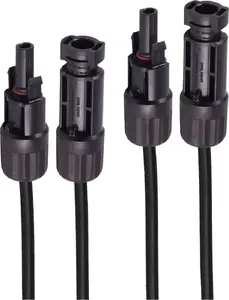 ShiverPeaks PV4 Extension Cable, 4mm², 15m, 2-Piece Set, Black