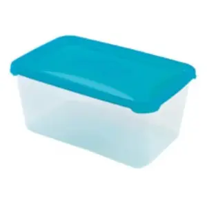 Heidrun Polar Frost Food Storage Container 5.3L, Transparent with Blue Lid