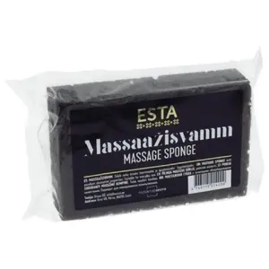 ESTA NORDIC Body Massage Sponge, Black
