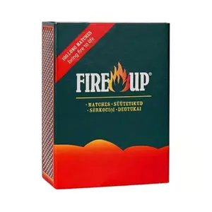 FIRE UP apses koka sērkociņi 5.5 cm, 100 gabali