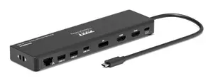 Port Designs PORT Connect Mobile Docking Station, USB-C, 4K, 100W Power Delivery, 9 Ports