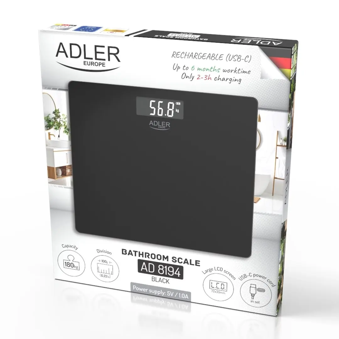 Adler AD 8194b Electronic Bathroom Scale Photo 7