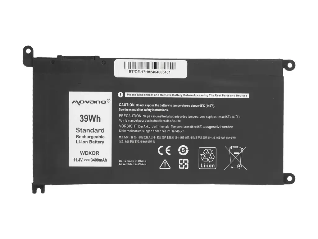 Аккумулятор для ноутбука Movano BT/DE-17H для Dell WDX0R Photo 5