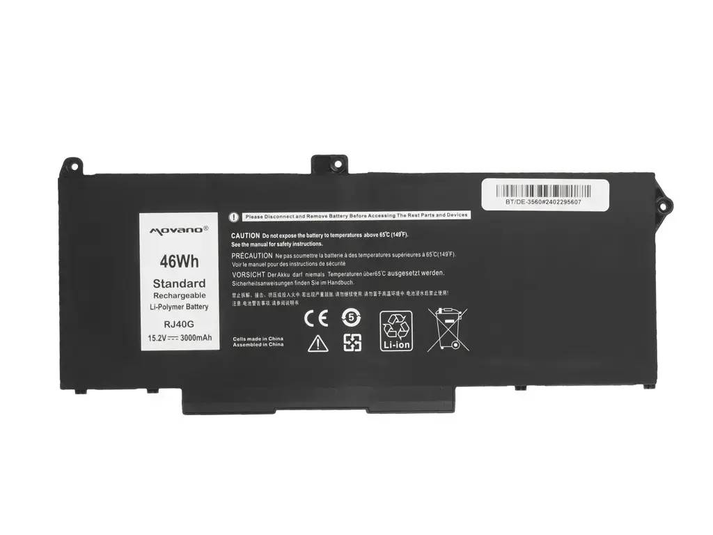 Movano BT/DE-3560 akumulators Dell Latitude un Precision Photo 5