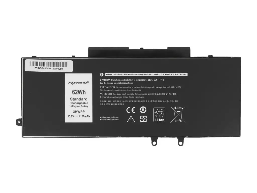 Movano 3HWPP Battery for Dell Latitude 5401, 5410, 5501, 5510 Photo 2