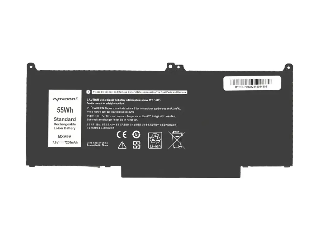 Movano MXV9V Battery for Dell Latitude 5300 5310 7300 7400 Photo 5