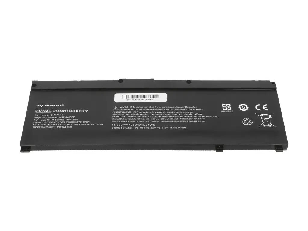 Movano SR03XL akumulators HP Gaming 15, 17 un Omen 15-DC Photo 3