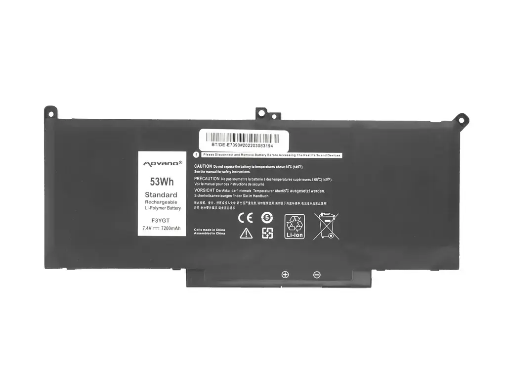 Movano akumulators Dell Latitude 7390 7490 Photo 5